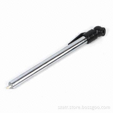 Car Tire Pressure Gauge with Pressure Range of 10 to 100psi, Available in Silver and Black Colors